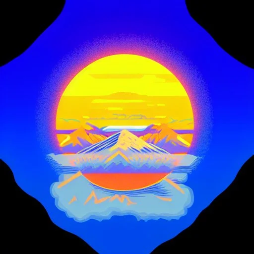 Alberta Fires, VaporWave, icon, forest fires, burning, mountains, wildfire