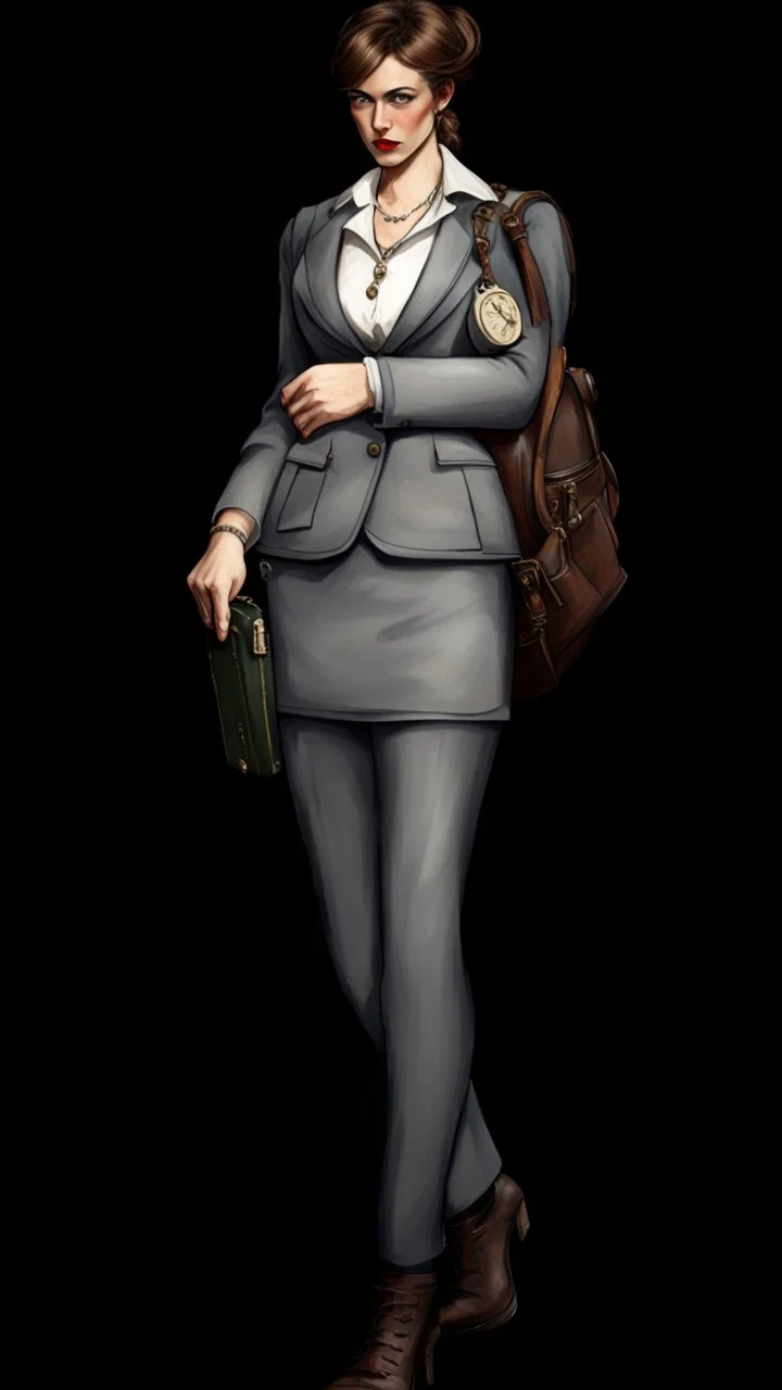 realistic bad ass 1900 adventure secretary