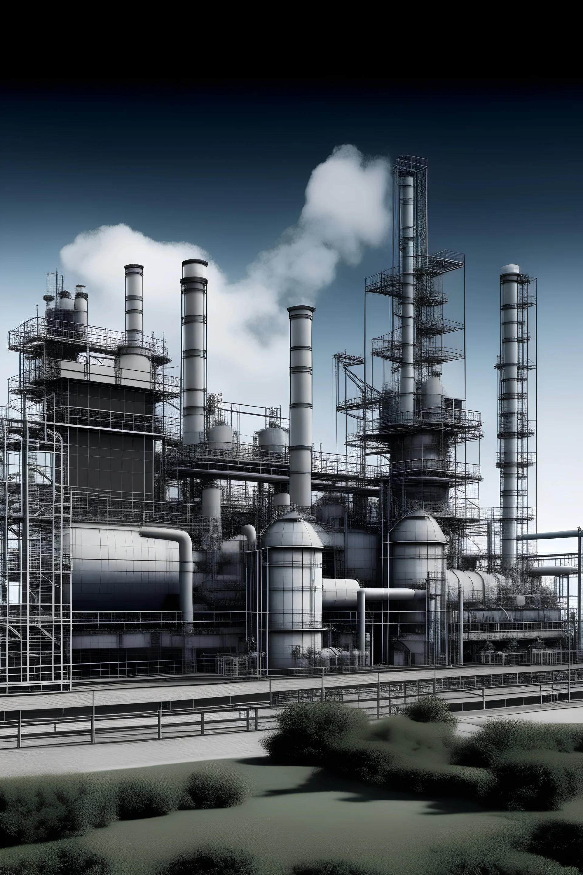 A photo for industrial montage analysis