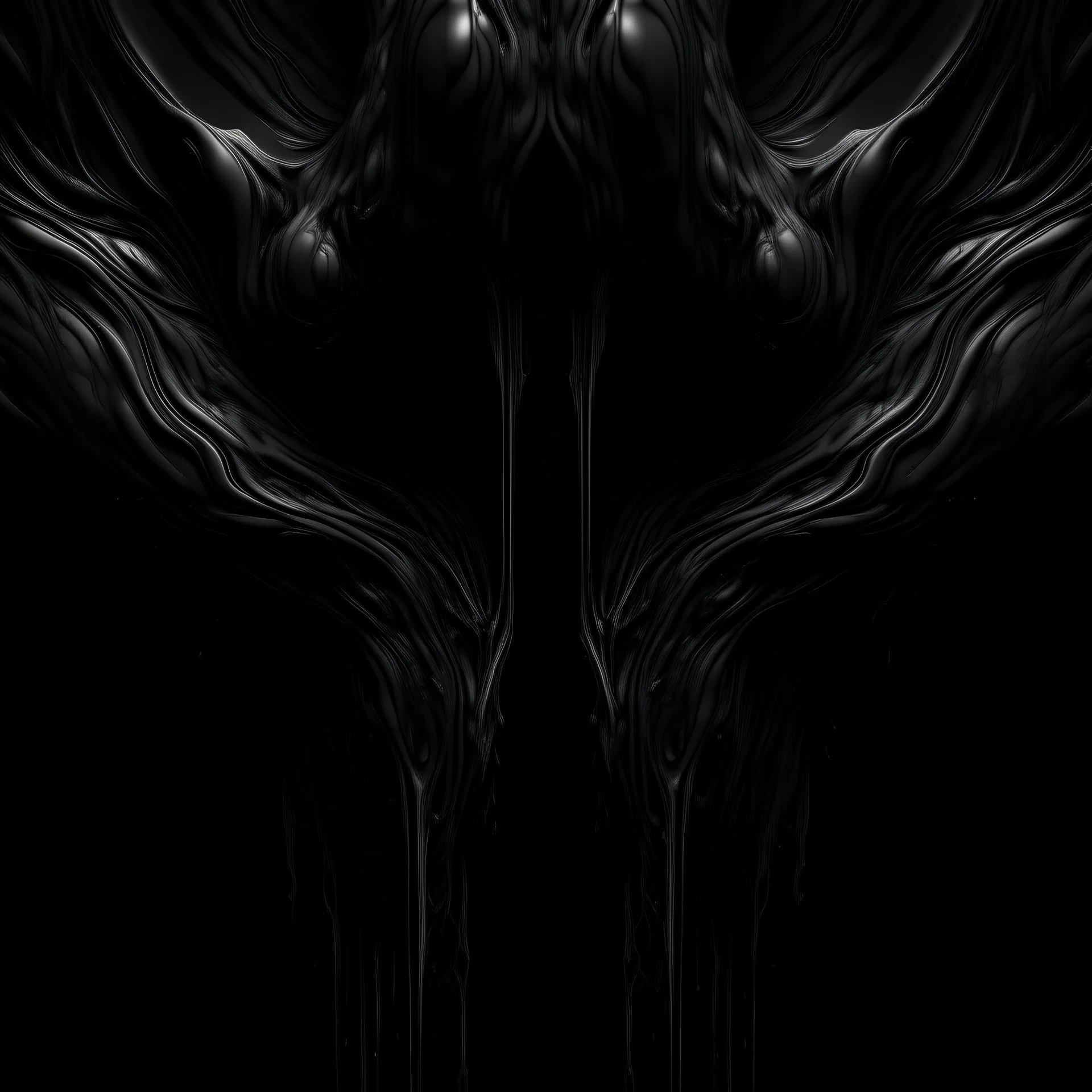 Brutal hardcore fluid darkness minimalism