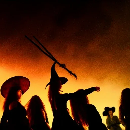 witch girls, body, beautiful, inquisition, spain, night, multiple frames, flears, crowd cheering, strange prospective, thunderstorm, high definition, cinematic