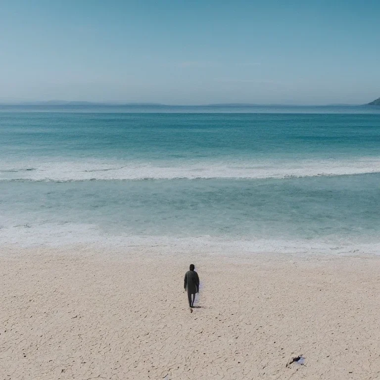 person on beach