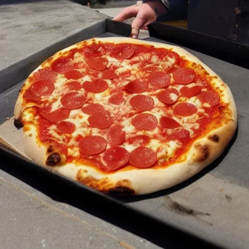 Realistic italian Pizza