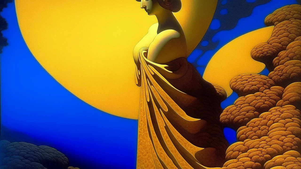 woman Maxfield Parrish