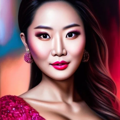 Ultra detailed fullbody Portrait in oil on canvas of busty Fu Hao,extremely detailed digital painting,ultrarealistic skin,intense stare, extremely detailed face, crystal clear eyes, mystical colors ,perfectly centered image, perfect composition, rim light, beautiful lighting,masterpiece ,8k, stunning scene, raytracing, anatomically correct, in the style of Simon Bisley and Ohrai Noriyoshi and robert e howard and Steve Jung and Wizyakuza and uncannyknack.