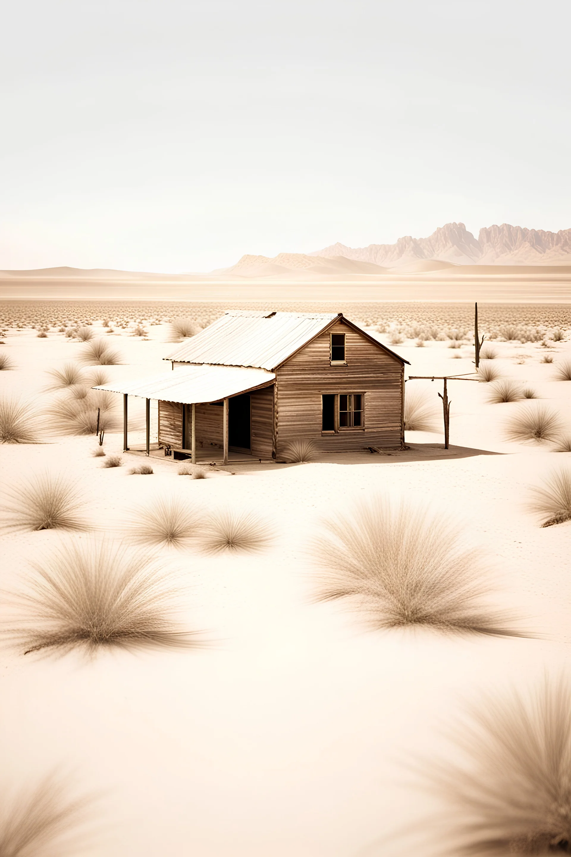 homestead in a desert