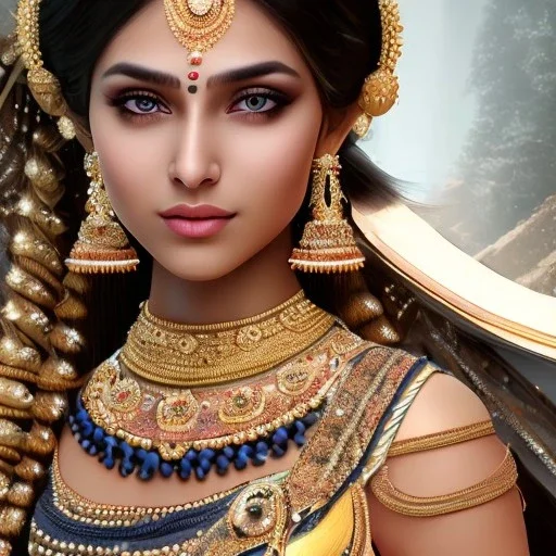 beautiful transparent smooth realistic indian girl, extremely sharp detail, finely tuned detail, ultra high definition, 8k, unreal engine 5, ultra sharp focus, accurate hands