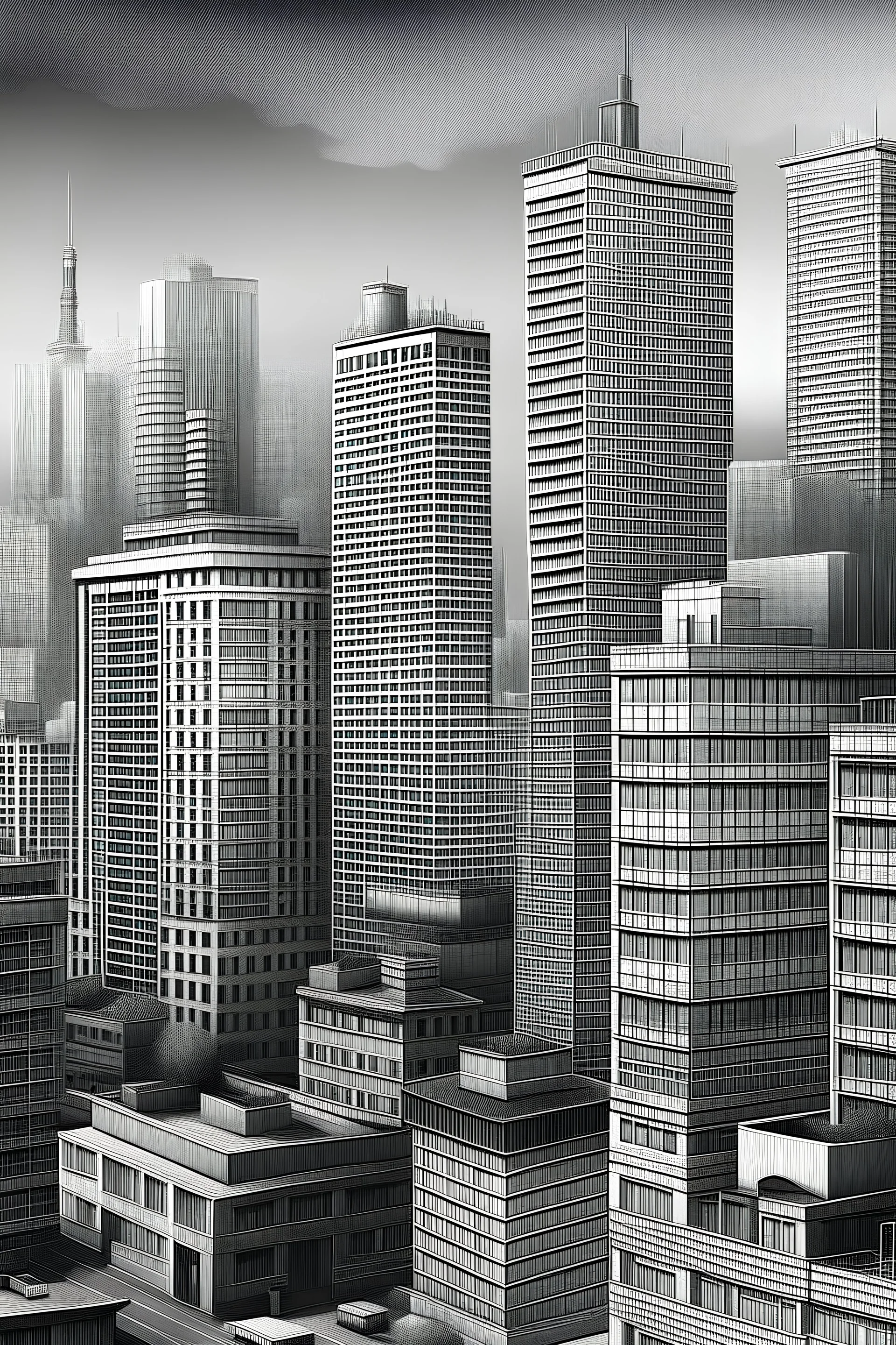 dream city , building , gray