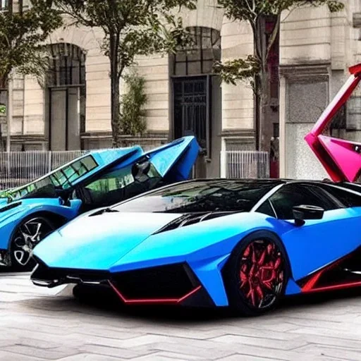 Realistic Futuristic Lamborghini