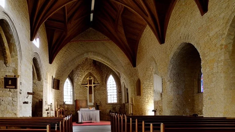 medieval church interior