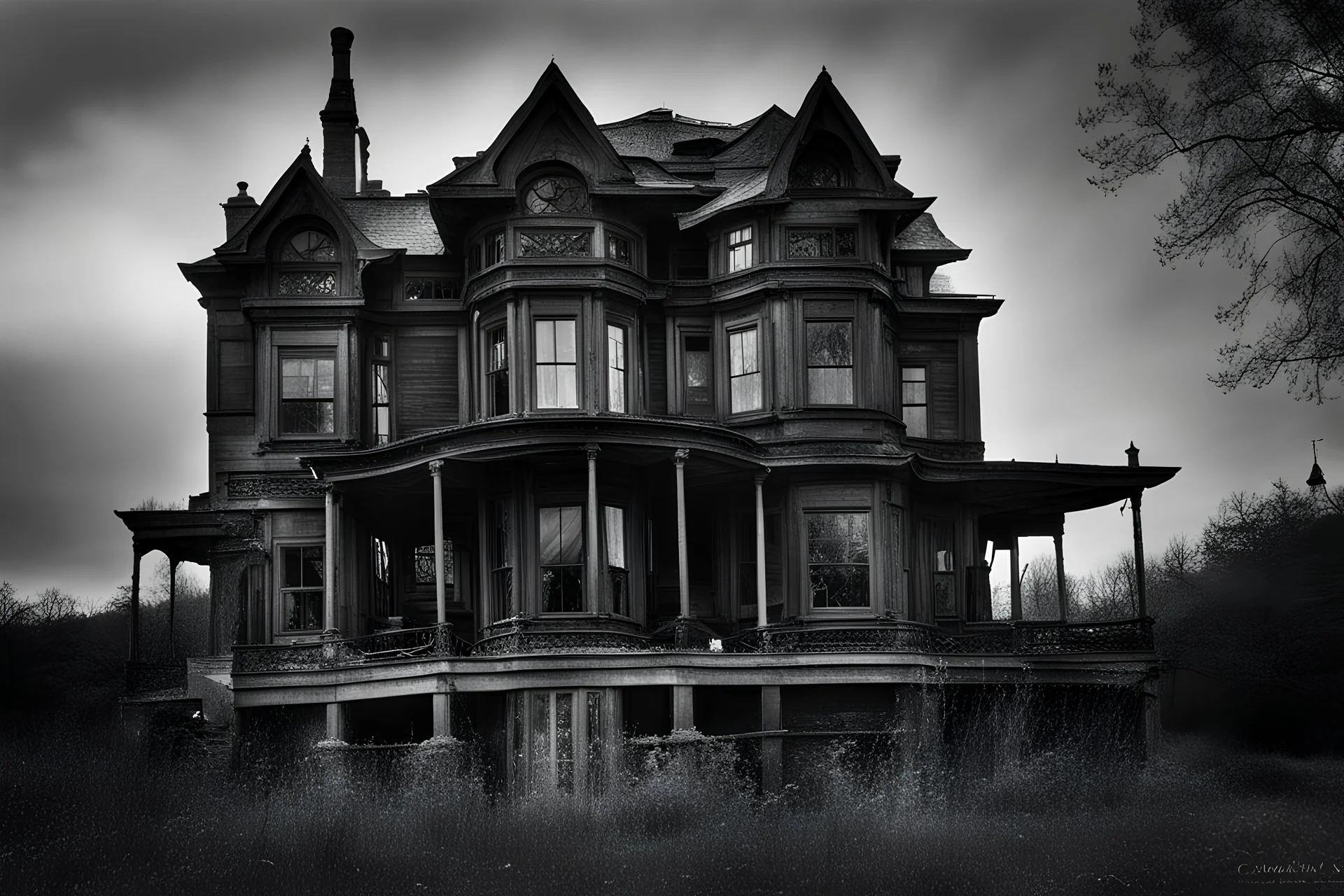 Clockwork house. Photograph.