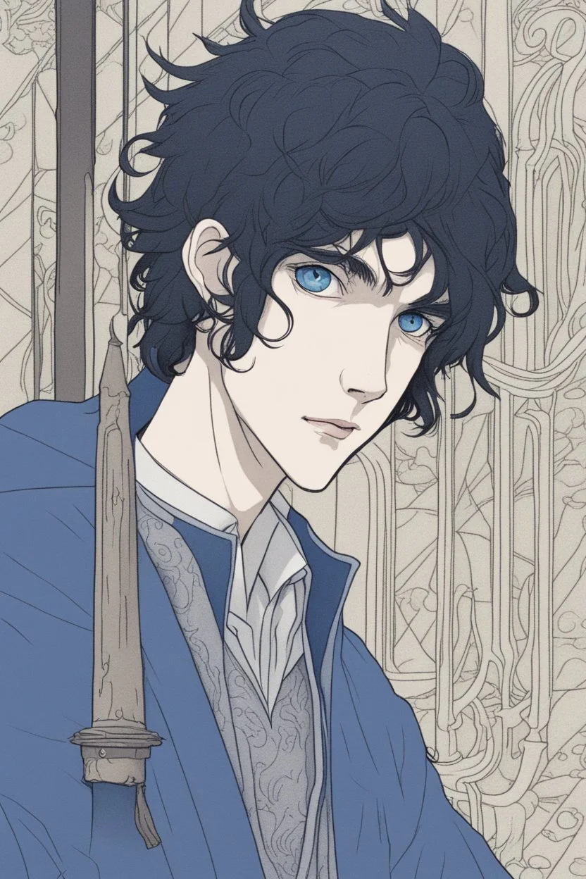 black hair freckles blue eyes young wizard beardsley