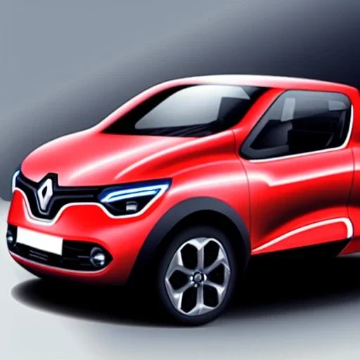 Renault Zoë pick up truck, designer's sketches