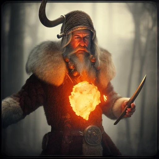 old viking fighting with a zombie, fire in background, steam punk, realistic, made in octane, cinematic, ultra-realistic, extremely detailed octane rendering, 8K, VRAY Super Real ar 2:3, dof photorealistic futuristic 50mm lens hard lighting dark gray tintype photograph, realistic lighting, sepia color