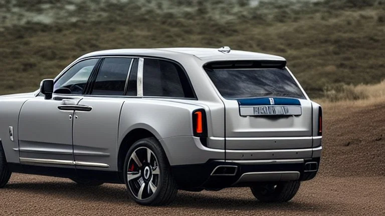 Rolls Royce Cullinan with a twisted metal theme