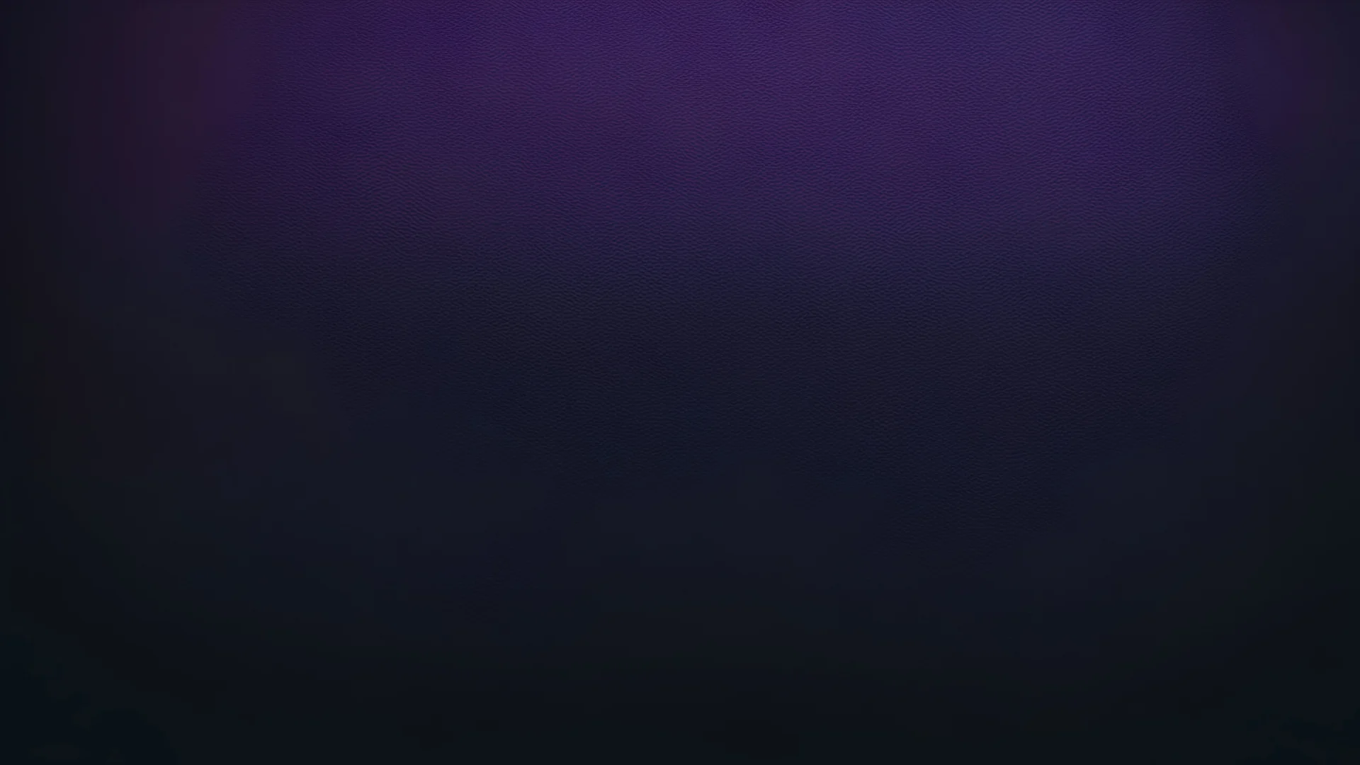 Dark purple blue grainy gradient on black background, copy space, noise texture effect, wide banner size