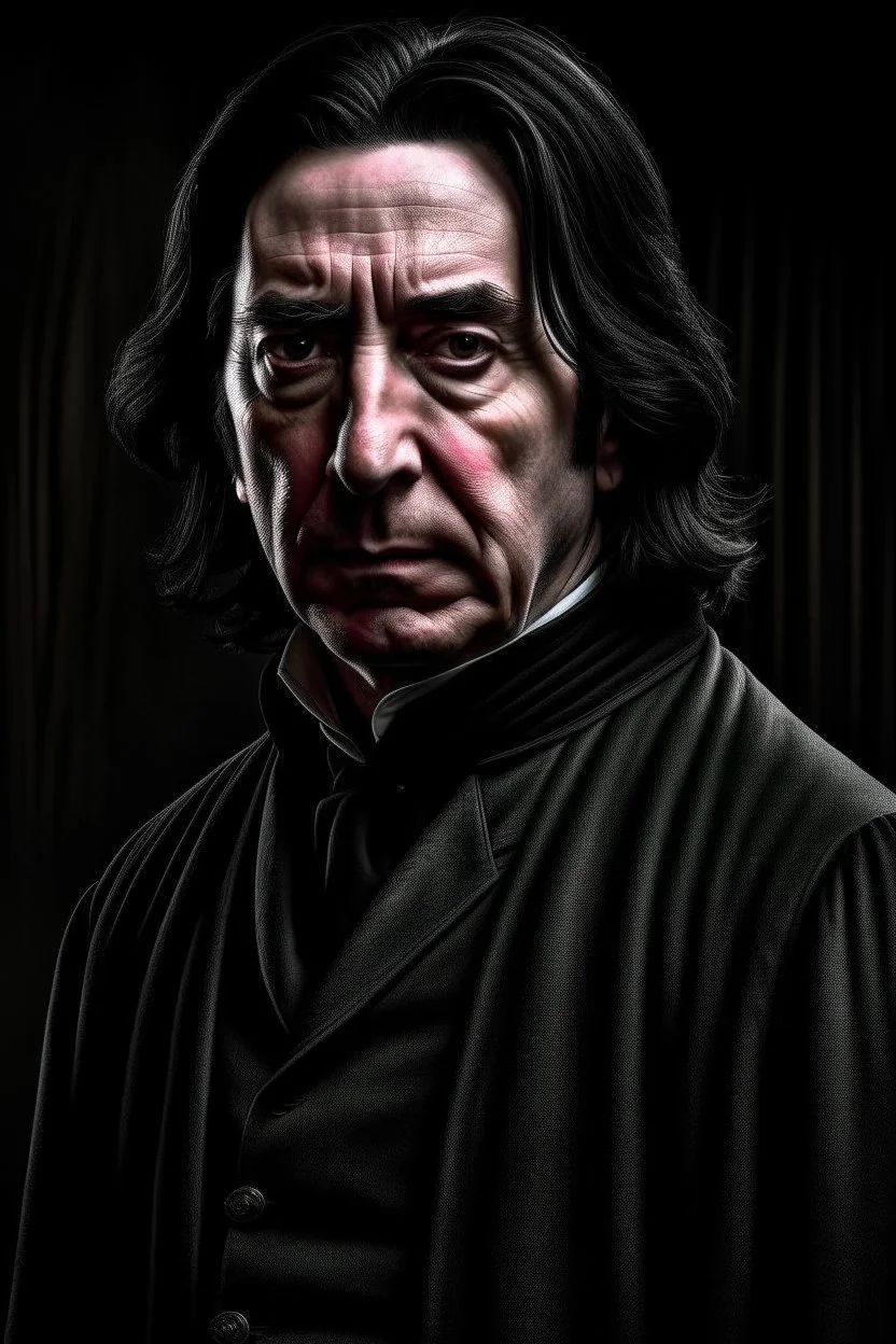 I want a picture that's more realistic, more like Professor Snape, and has a high level of horror.