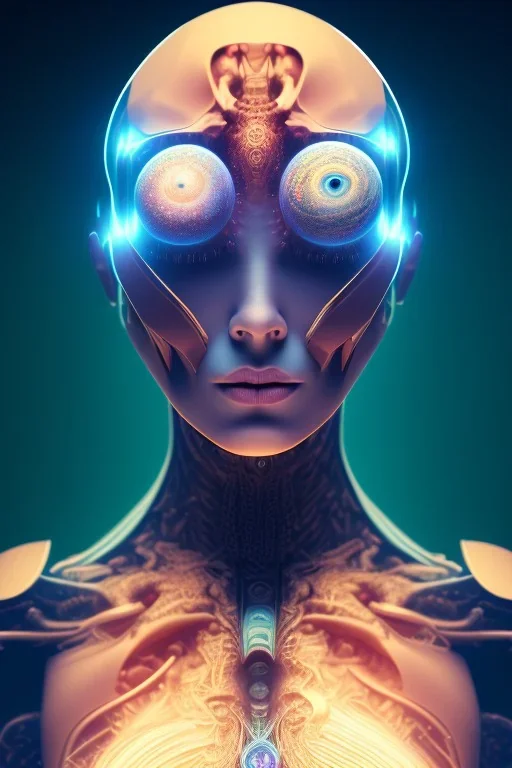 portrait full human body, meditation, universe, fourth dimension, fractal, realistic, 8k, high quality, extreme detail, symmetrical,