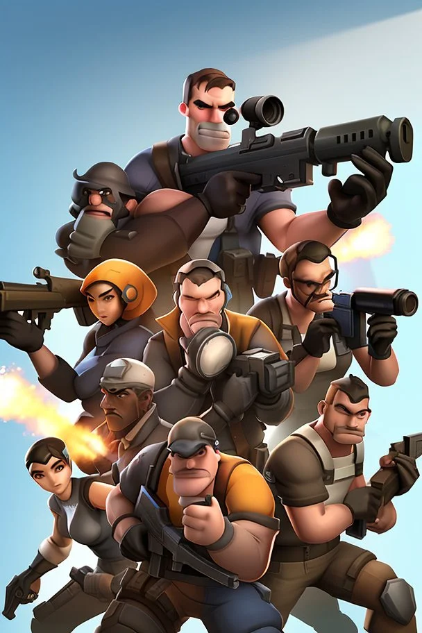 Team Fortress 2 is an online free to play shooter game developed by valve