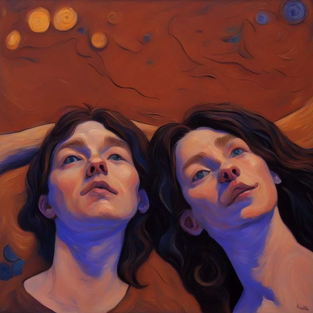 Kedi portesi, Van Gogh tarzında