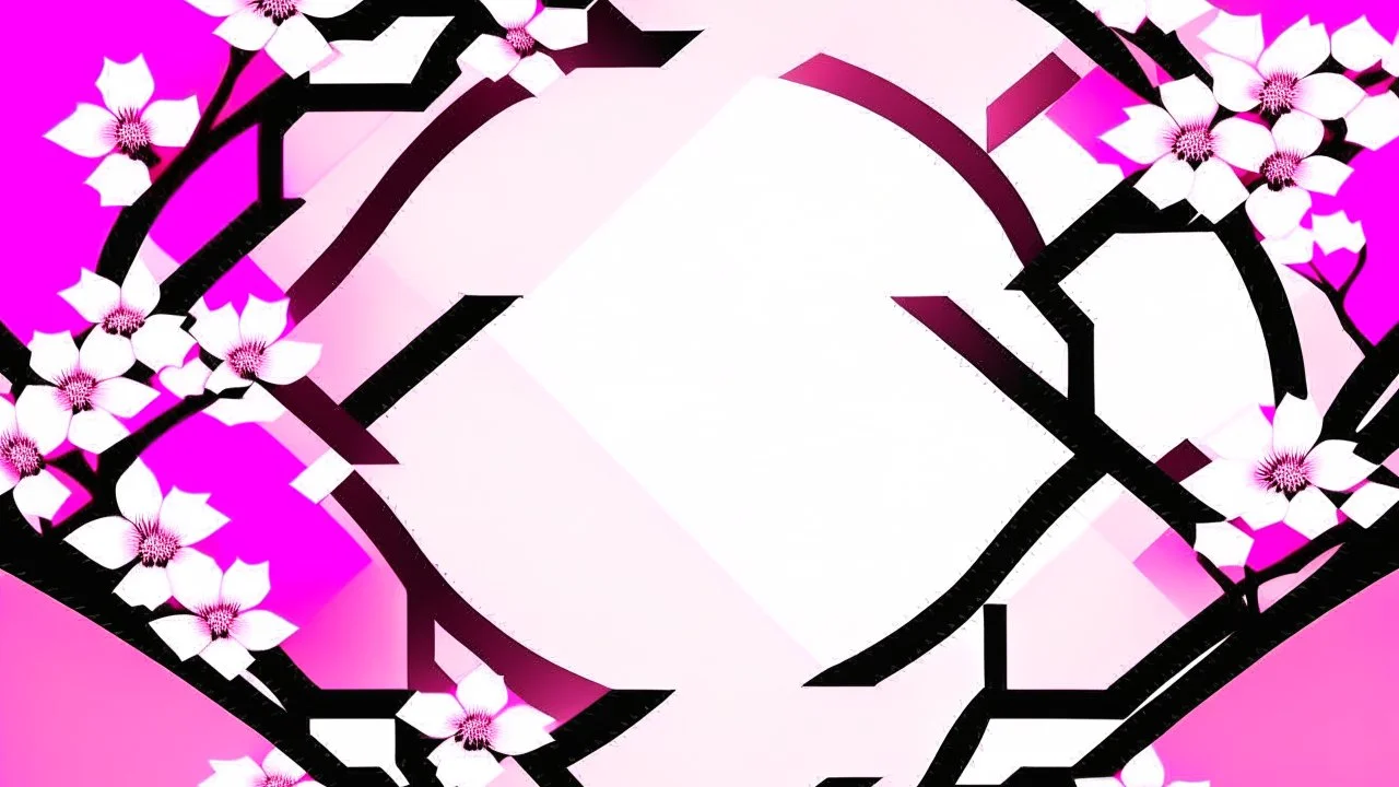 put the image in a sakura theme