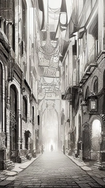 Fine line draw style a guitarist