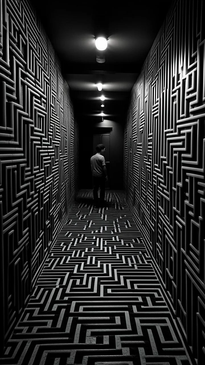 On their desperate path, the Friends continued to run through the corridors of the renewed maze that forms in front of them as a magical phenomenon. The closer they think they are to the end, the roads turn and become inextricably complicated, time and space are embodied in infinite details. They gradually lost hope, as distress and frustration were clearly visible on their exhausted faces. Dissonant sounds and growing noise merge into a whisper that does not separate reality and fantasy. The s