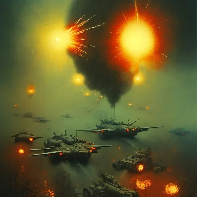 vietnam war. war. napalm. bokeh. lens flare. warm lights. high detailed. beksinski