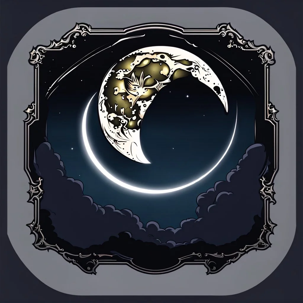 moon icon rpg blank backgroung png