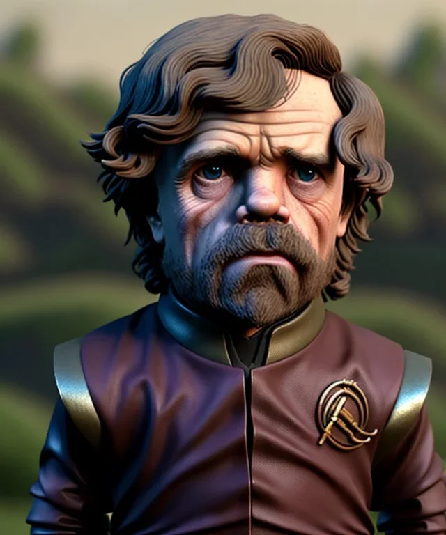 Tyrion Lannister toddler, full body, soft skin, dramatic lighting, hyper realistic