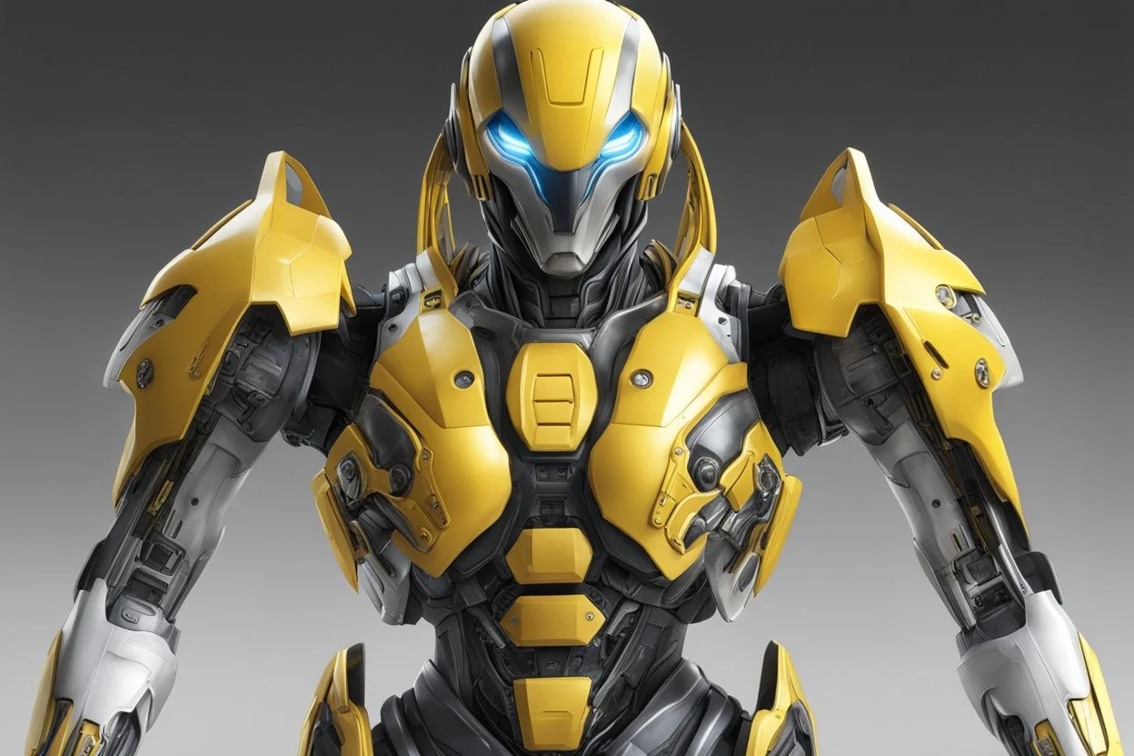 hyper realistic 3d anime mecha cyrax beautiful