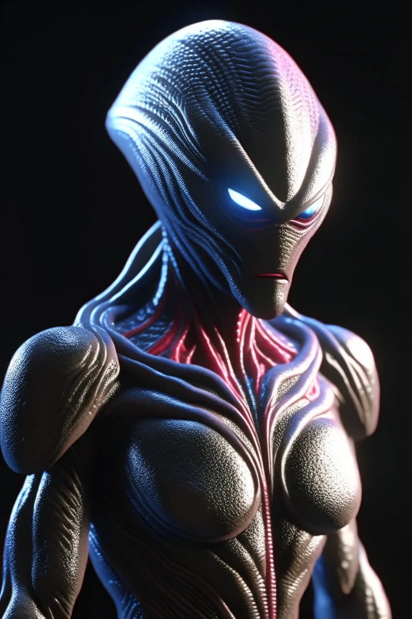 superhero alien ,3d 4k octane render, smooth, sharp focus, highly detailed, unreal engine 5,