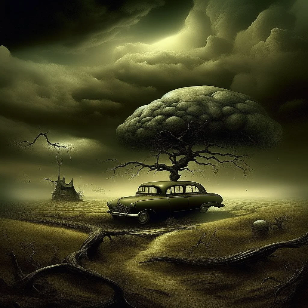 Stormy. Supernatural. Surrealism.