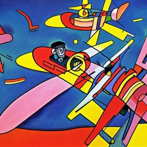 Dastardly and Muttley in their Flying Machines by kandinsky