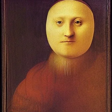 portrait of bird by Leonardo da Vinci