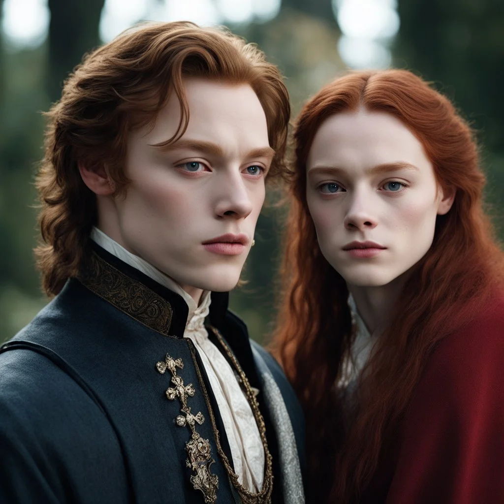 [she is Zoë Bleu and he is Caleb Landry Jones] When a 15th-century prince denounces God after the loss of his wife he inherits an eternal curse: he becomes Dracula. Condemned to wander the centuries, he defies fate and death, guided by a single hope - to be reunited with his lost love.