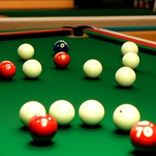 Billiard balls river