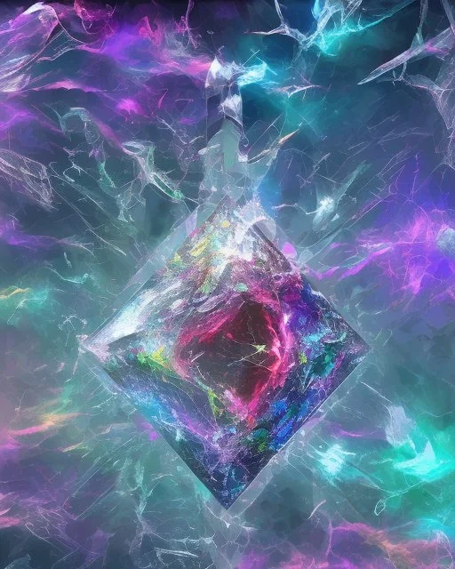 AI shattered glass marble art realisticv2 surrealism 4k resolution art