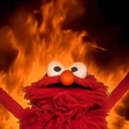 Elmo Fire Meme