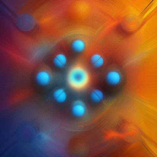 abstract digital painting using software brushes and filters, producing a dynamic and fluid composition that suggests a sense of motion and energy, exploring the concept of flow and rhythm, creative