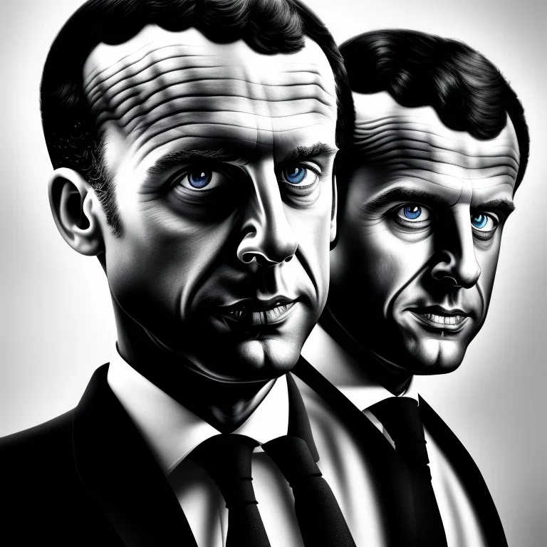 Emmanuel Macron by HR gigger