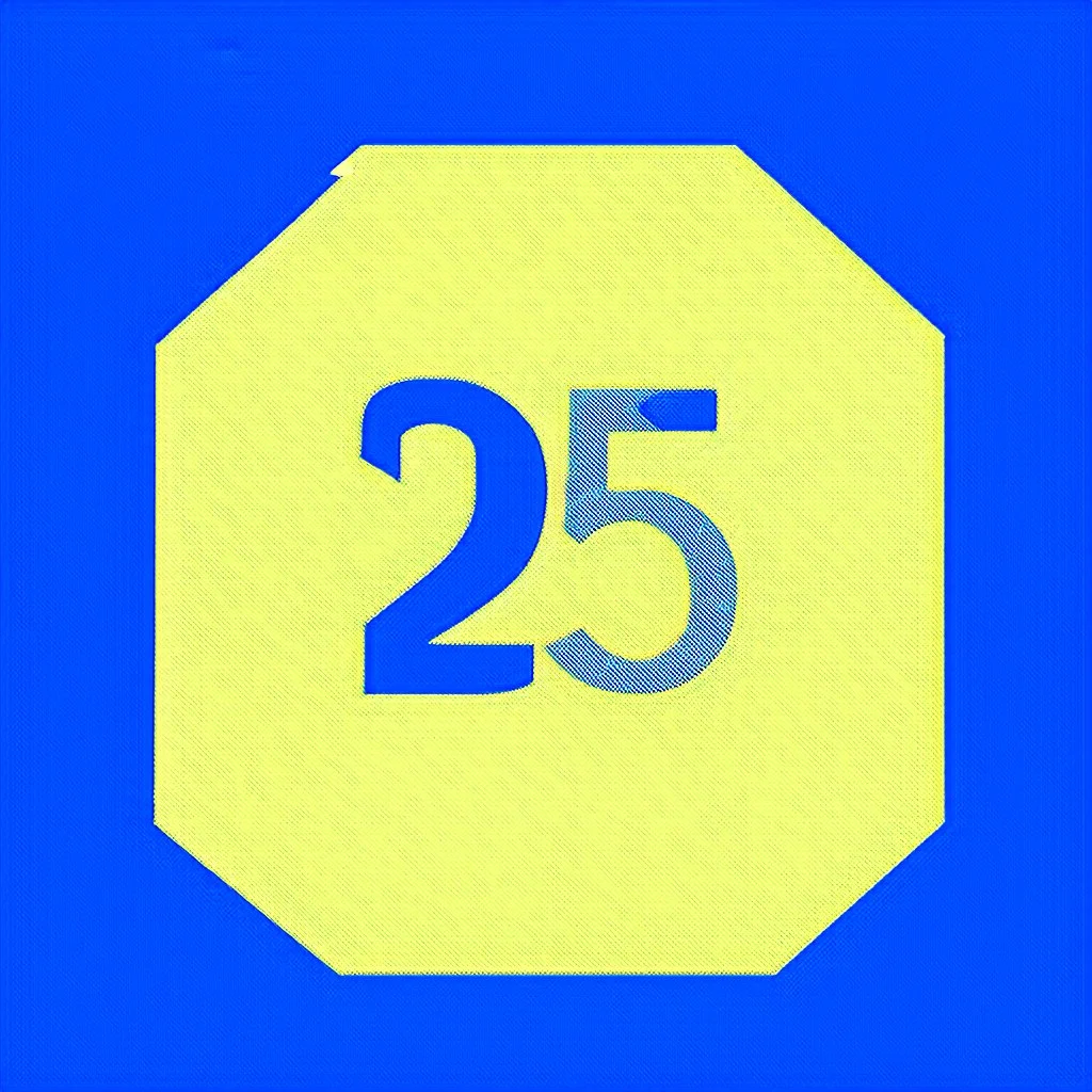 Logo: Clapel 25.Contemporary art..Illustration