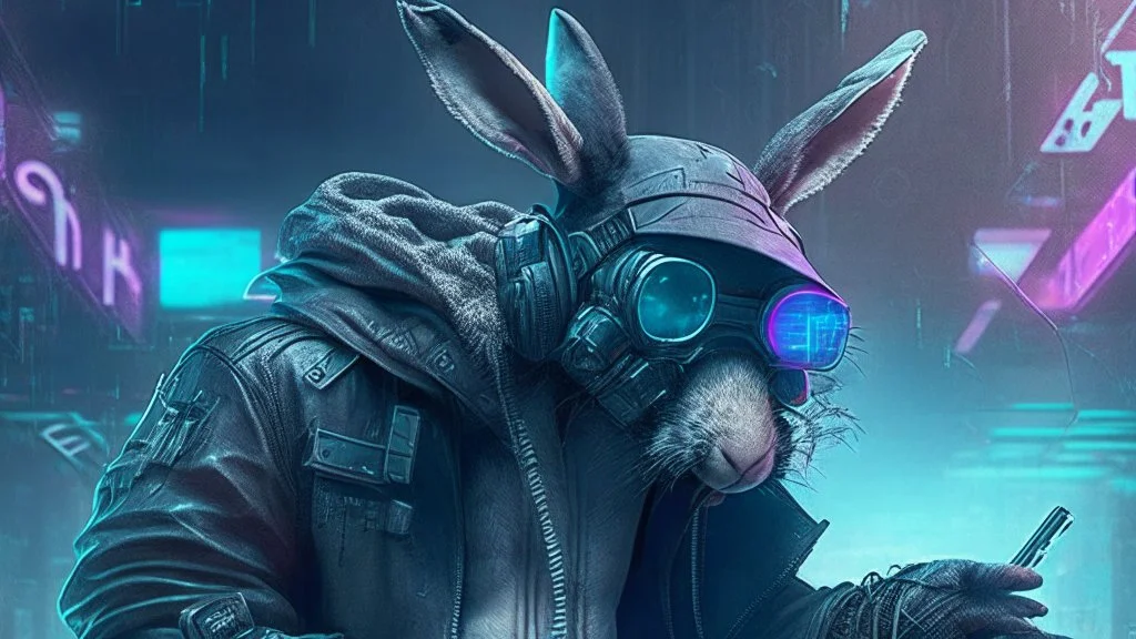 watch dogs cyber punk hacker rabbit