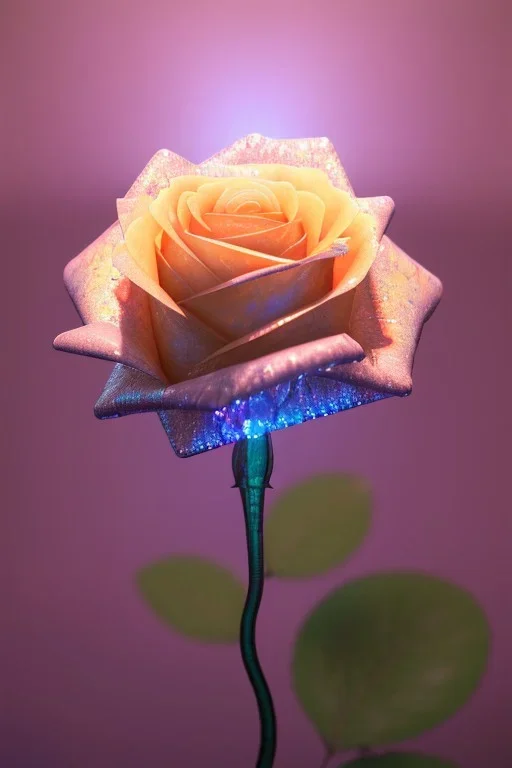 photo of a ultra realistic crystal transparent rose, dramatic light, pale sunrise, cinematic lighting, battered, low angle, trending on artstation, 4k, hyper realistic, focused, extreme details, unreal engine 5, cinematic, masterpiece, art by studio ghibli, intricate artwork by john william turner