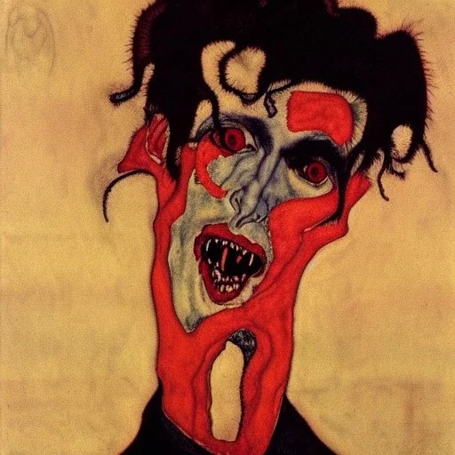 Vampire by egon Schiele