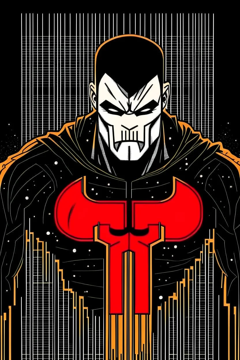 punisher sku;; gm in the style of Hiroshi Nagai