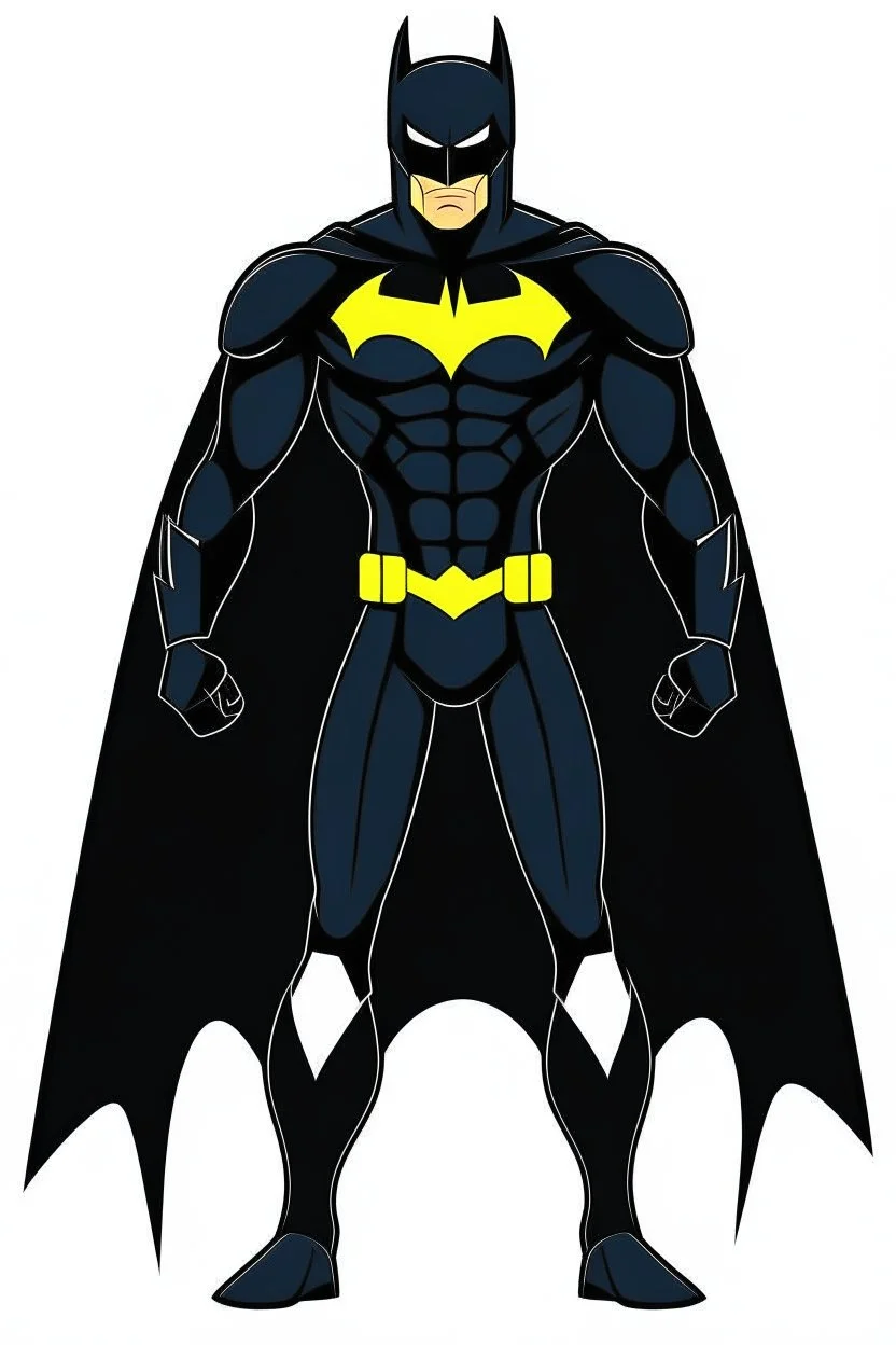 Dibujo vectorial catman full body