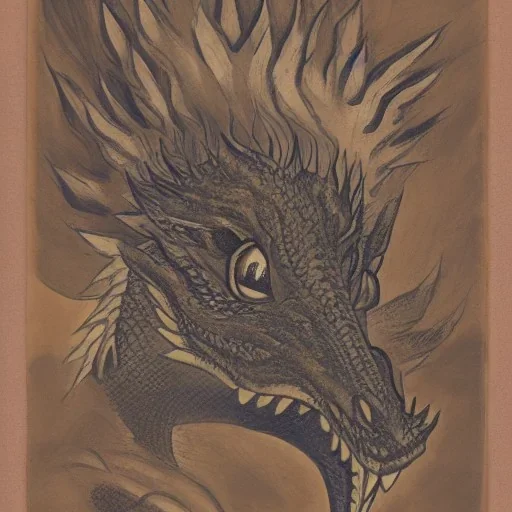 Portrait of dragon