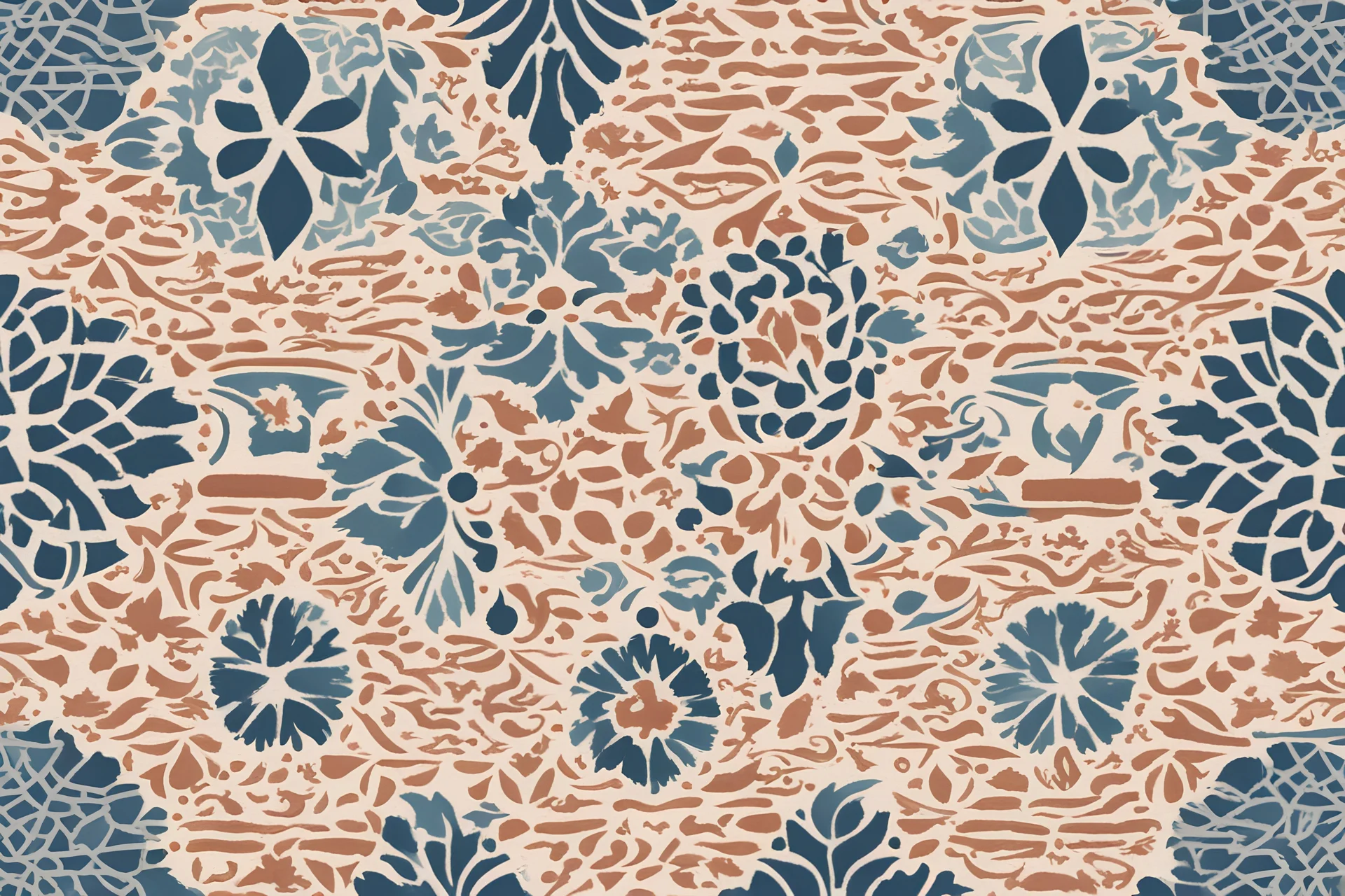 can you please design a simple line surface print pattern that has a middle eastern influence