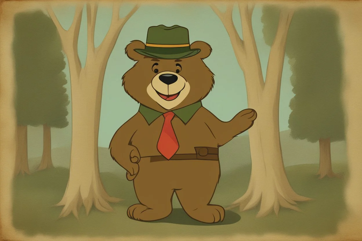 portrait of yogi bear